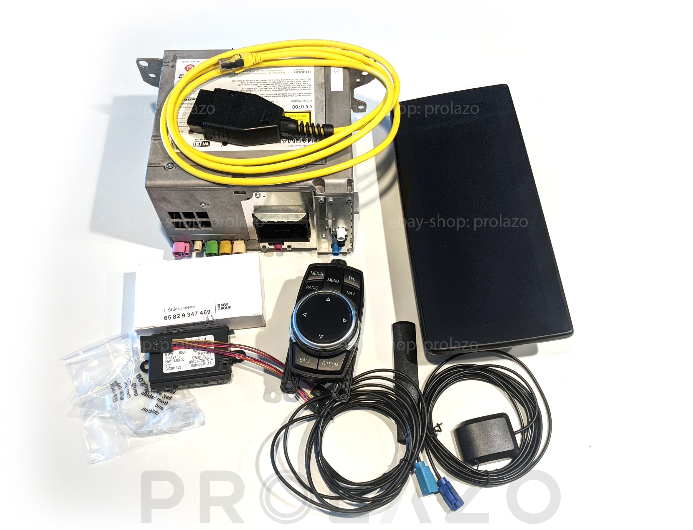 BMW NBT headunit + 8.8 display with Navigation (activated), everything included