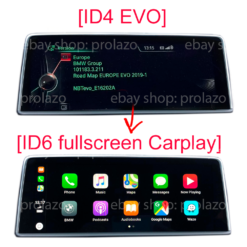 FULL software update (headunit flash) from ID4, ID5 to ID6 + Carplay FULLSCREEN for BMW MINI EVO headunits